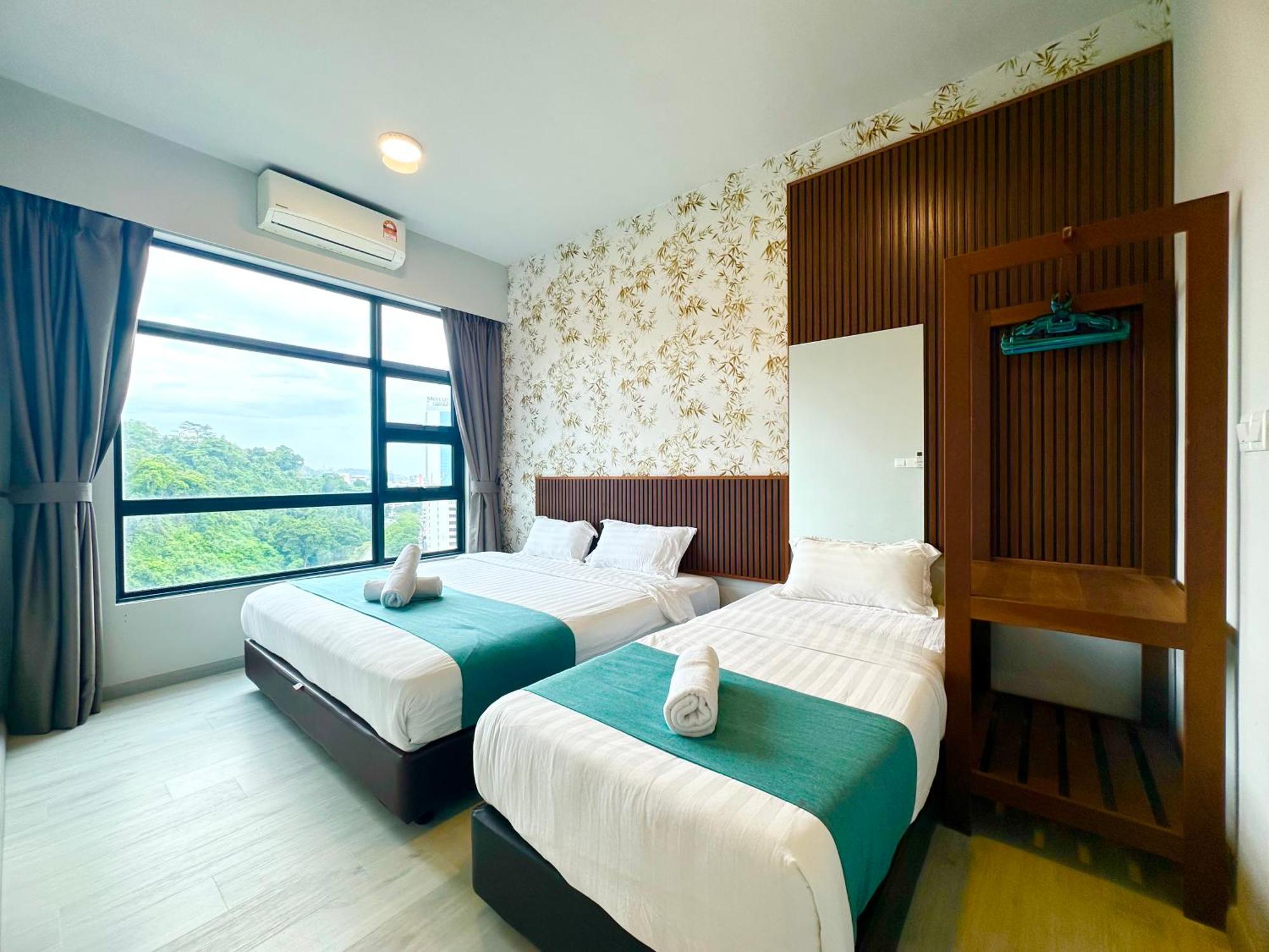Sunset Seaview Vacation Condos @ Jesselton Quay Kota Kinabalu Quarto foto
